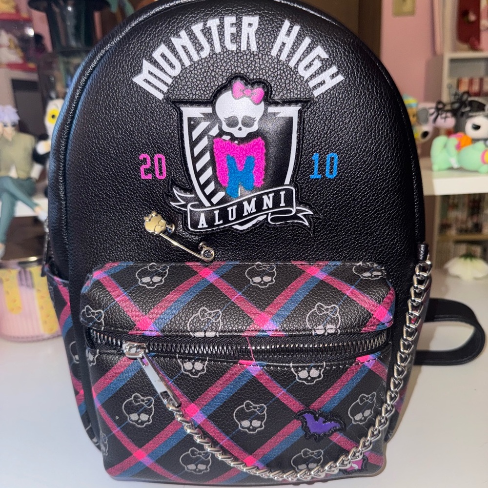 Monster High Alumni Black and Pink Backpack